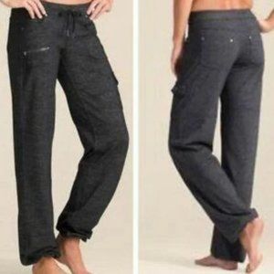 Athleta Bettona Boyfriend Jogger Pants Blue Size Large